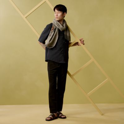 メンズ シルクマフラー＆カシミヤストール | Hermès - エルメス-公式サイト